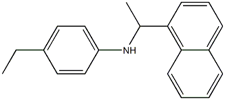 4-ethyl-N-[1-(naphthalen-1-yl)ethyl]aniline Struktur