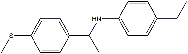 4-ethyl-N-{1-[4-(methylsulfanyl)phenyl]ethyl}aniline|
