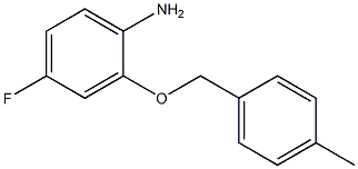 4-fluoro-2-[(4-methylbenzyl)oxy]aniline