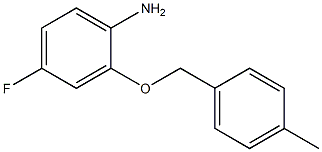  4-fluoro-2-[(4-methylbenzyl)oxy]aniline