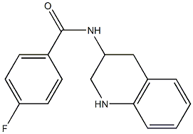 4-fluoro-N-(1,2,3,4-tetrahydroquinolin-3-yl)benzamide|