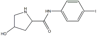 4-hydroxy-N-(4-iodophenyl)pyrrolidine-2-carboxamide Structure