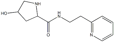 4-hydroxy-N-[2-(pyridin-2-yl)ethyl]pyrrolidine-2-carboxamide Structure