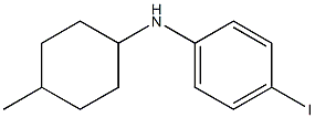 4-iodo-N-(4-methylcyclohexyl)aniline 化学構造式
