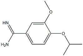 4-isopropoxy-3-methoxybenzenecarboximidamide Structure