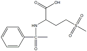 4-methanesulfonyl-2-(1-phenylacetamido)butanoic acid