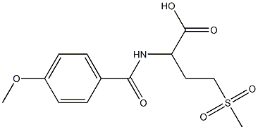 4-methanesulfonyl-2-[(4-methoxyphenyl)formamido]butanoic acid