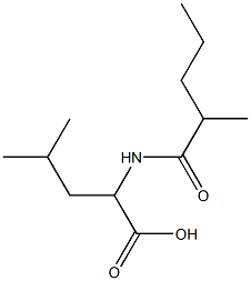 4-methyl-2-(2-methylpentanamido)pentanoic acid