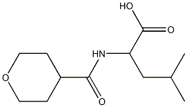 4-methyl-2-(oxan-4-ylformamido)pentanoic acid Structure