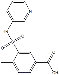 4-methyl-3-(pyridin-3-ylsulfamoyl)benzoic acid
