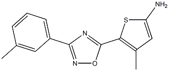 4-methyl-5-[3-(3-methylphenyl)-1,2,4-oxadiazol-5-yl]thiophen-2-amine