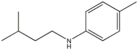 4-methyl-N-(3-methylbutyl)aniline 结构式