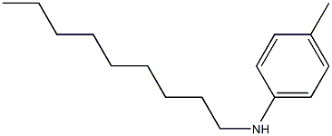 4-methyl-N-nonylaniline 化学構造式