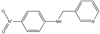 4-nitro-N-(pyridin-3-ylmethyl)aniline,,结构式