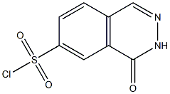 4-oxo-3,4-dihydrophthalazine-6-sulfonyl chloride Structure