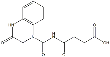  4-oxo-4-[(3-oxo-1,2,3,4-tetrahydroquinoxalin-1-yl)carbonylamino]butanoic acid