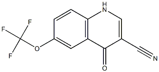 4-oxo-6-(trifluoromethoxy)-1,4-dihydroquinoline-3-carbonitrile Structure