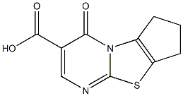 4-oxo-7,8-dihydro-4H,6H-cyclopenta[4,5][1,3]thiazolo[3,2-a]pyrimidine-3-carboxylic acid Structure