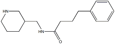 4-phenyl-N-(piperidin-3-ylmethyl)butanamide Structure