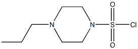 4-propylpiperazine-1-sulfonyl chloride Structure