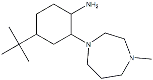 4-tert-butyl-2-(4-methyl-1,4-diazepan-1-yl)cyclohexan-1-amine Struktur