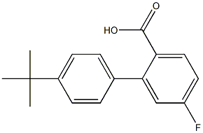 4'-tert-butyl-5-fluoro-1,1'-biphenyl-2-carboxylic acid Structure