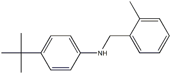 4-tert-butyl-N-[(2-methylphenyl)methyl]aniline Struktur