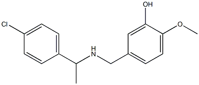 5-({[1-(4-chlorophenyl)ethyl]amino}methyl)-2-methoxyphenol