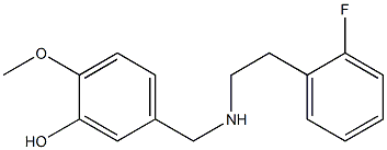 5-({[2-(2-fluorophenyl)ethyl]amino}methyl)-2-methoxyphenol