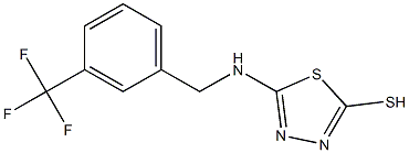  5-({[3-(trifluoromethyl)phenyl]methyl}amino)-1,3,4-thiadiazole-2-thiol