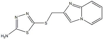 5-({imidazo[1,2-a]pyridin-2-ylmethyl}sulfanyl)-1,3,4-thiadiazol-2-amine