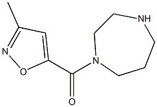 5-(1,4-diazepan-1-ylcarbonyl)-3-methyl-1,2-oxazole 结构式