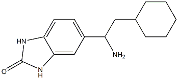 5-(1-amino-2-cyclohexylethyl)-2,3-dihydro-1H-1,3-benzodiazol-2-one