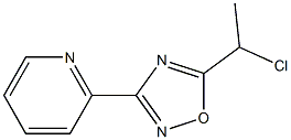 5-(1-chloroethyl)-3-(pyridin-2-yl)-1,2,4-oxadiazole Struktur