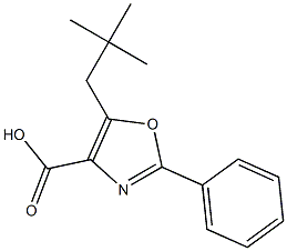 5-(2,2-dimethylpropyl)-2-phenyl-1,3-oxazole-4-carboxylic acid