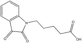 5-(2,3-dioxo-2,3-dihydro-1H-indol-1-yl)pentanoic acid