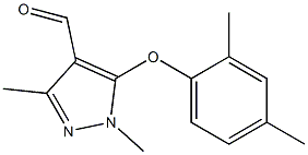 5-(2,4-dimethylphenoxy)-1,3-dimethyl-1H-pyrazole-4-carbaldehyde