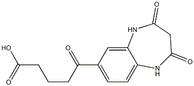 5-(2,4-dioxo-2,3,4,5-tetrahydro-1H-1,5-benzodiazepin-7-yl)-5-oxopentanoic acid