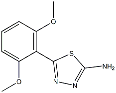  5-(2,6-dimethoxyphenyl)-1,3,4-thiadiazol-2-amine