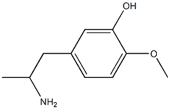 5-(2-aminopropyl)-2-methoxyphenol Structure