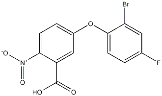  5-(2-bromo-4-fluorophenoxy)-2-nitrobenzoic acid