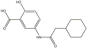 5-(2-cyclohexylacetamido)-2-hydroxybenzoic acid
