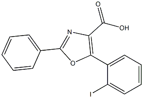5-(2-iodophenyl)-2-phenyl-1,3-oxazole-4-carboxylic acid