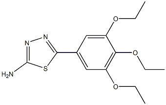 5-(3,4,5-triethoxyphenyl)-1,3,4-thiadiazol-2-amine
