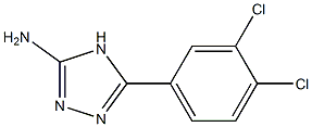 5-(3,4-dichlorophenyl)-4H-1,2,4-triazol-3-amine 化学構造式