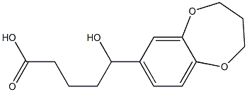  5-(3,4-dihydro-2H-1,5-benzodioxepin-7-yl)-5-hydroxypentanoic acid