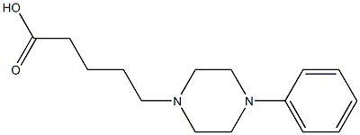 5-(4-phenylpiperazin-1-yl)pentanoic acid 结构式