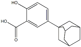 5-(adamantan-1-yl)-2-hydroxybenzoic acid Structure