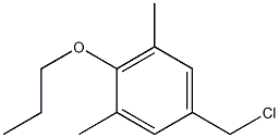 5-(chloromethyl)-1,3-dimethyl-2-propoxybenzene Structure