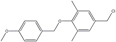 5-(chloromethyl)-2-[(4-methoxyphenyl)methoxy]-1,3-dimethylbenzene